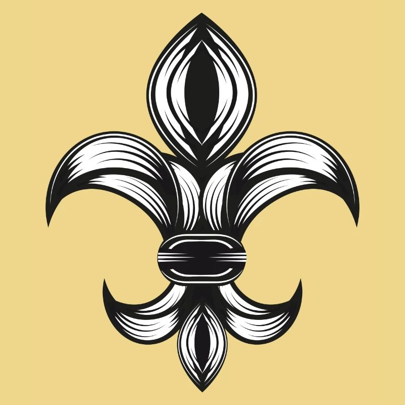 stylized iris - Fleur-de-Lys