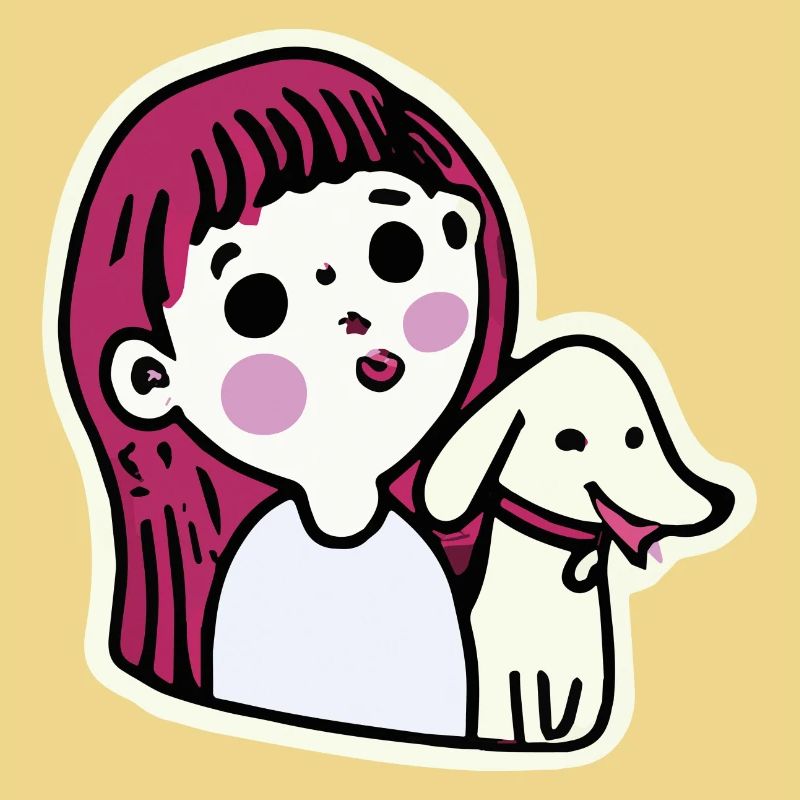 Dackel-Mädchen Hund Wiener