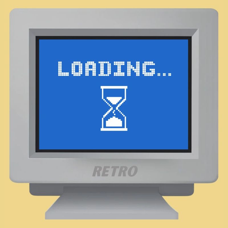 CRT design - Loading Wallpaper