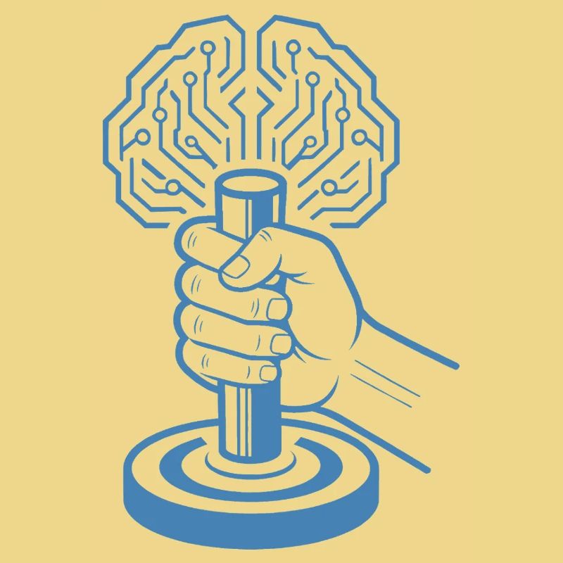 Digital Brain Cyborg Artificial Intelligence Ste