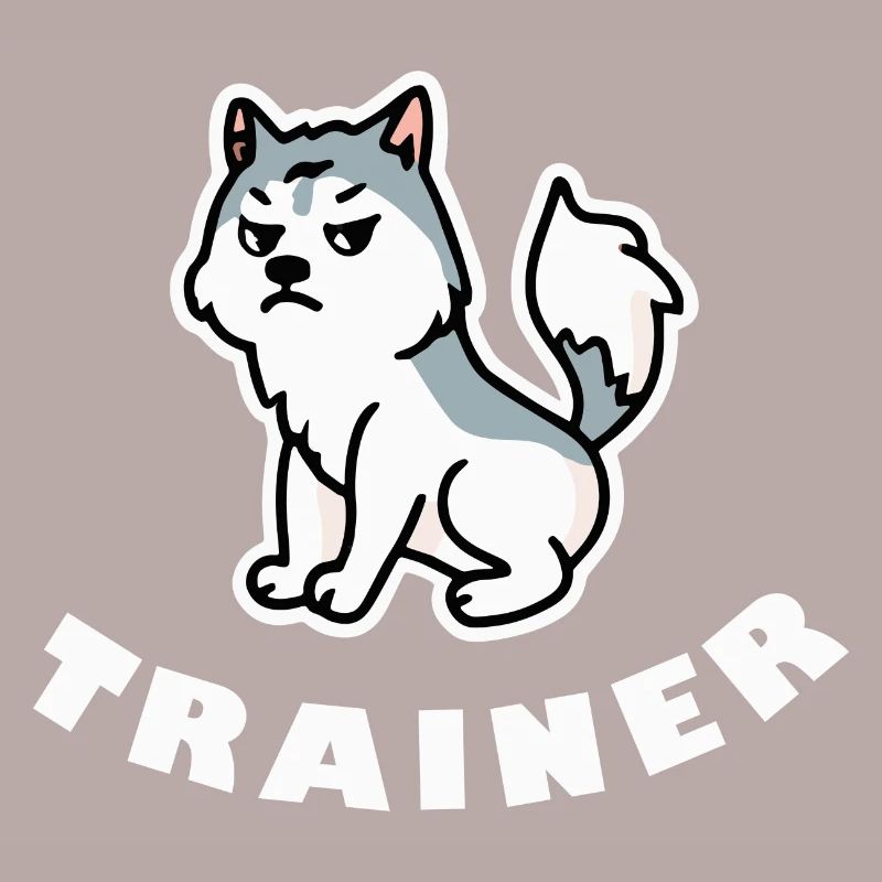 Huskytrainer Grumpy Hund Malamute