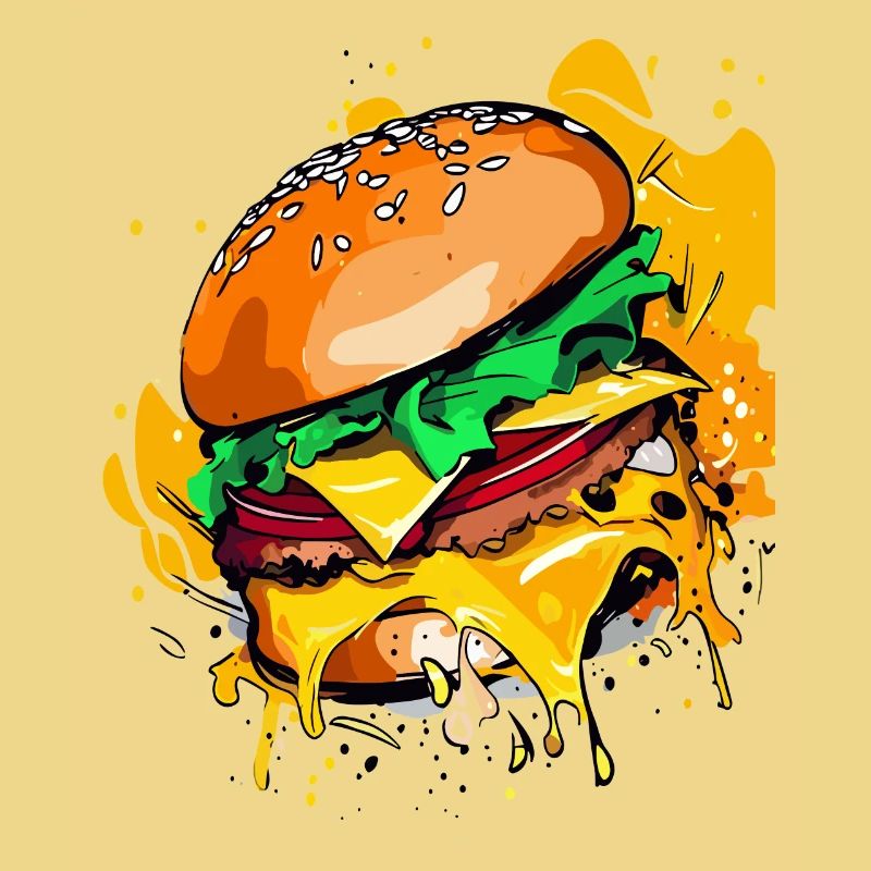 Extra Cheese Burger Cheeseburge