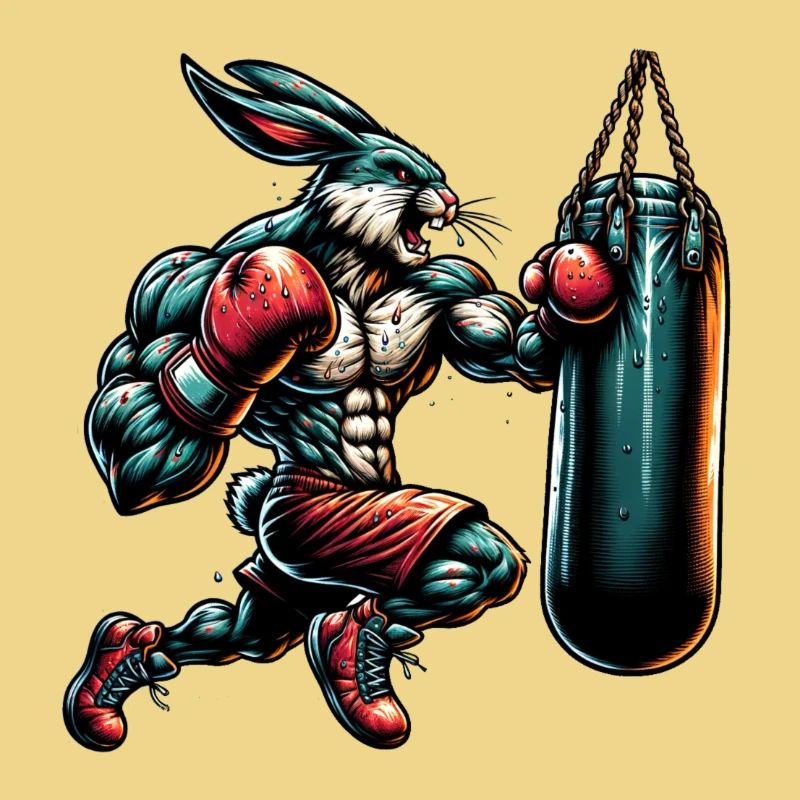 Lapin de boxe