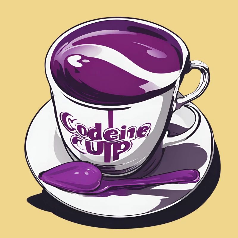 Codeine Cup – Tasse violette créative pour les créateurs de tendances