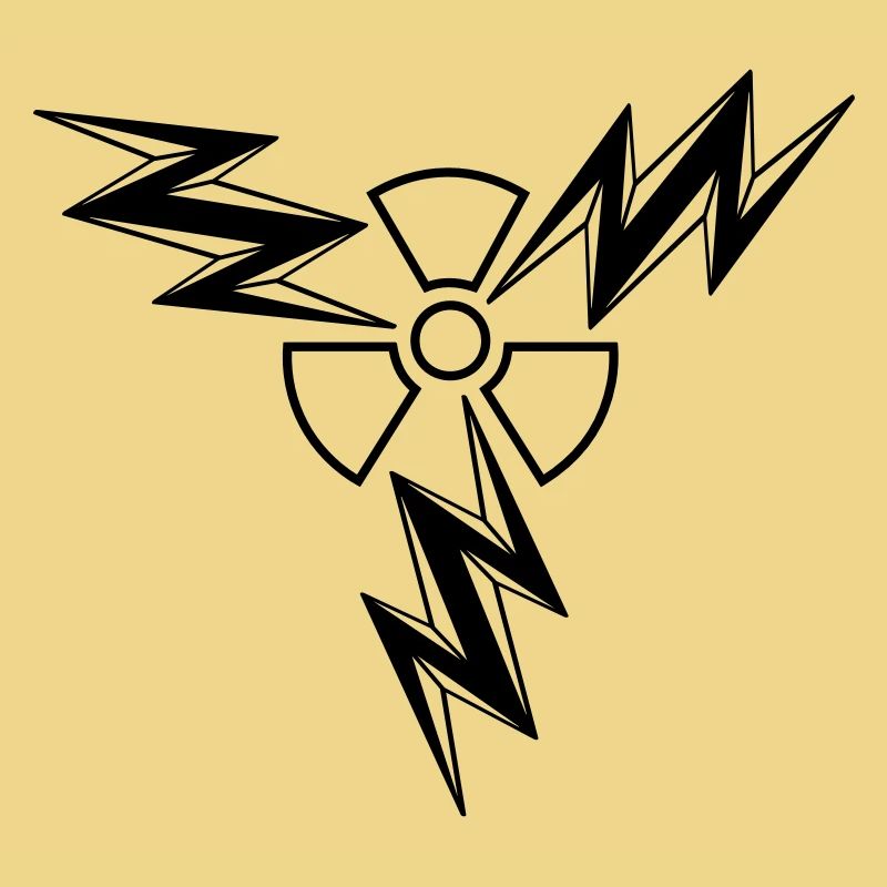 atom radioactive nuclear power electric shock hazard