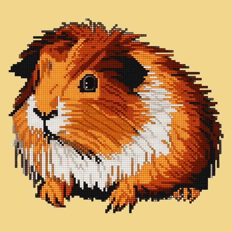 Cochons d’Inde dans de beaux graphismes 8 bits