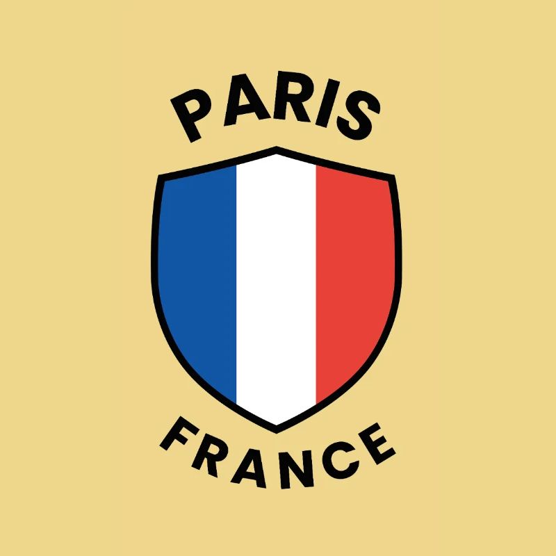 Conception du drapeau de Paris sur le bouclier