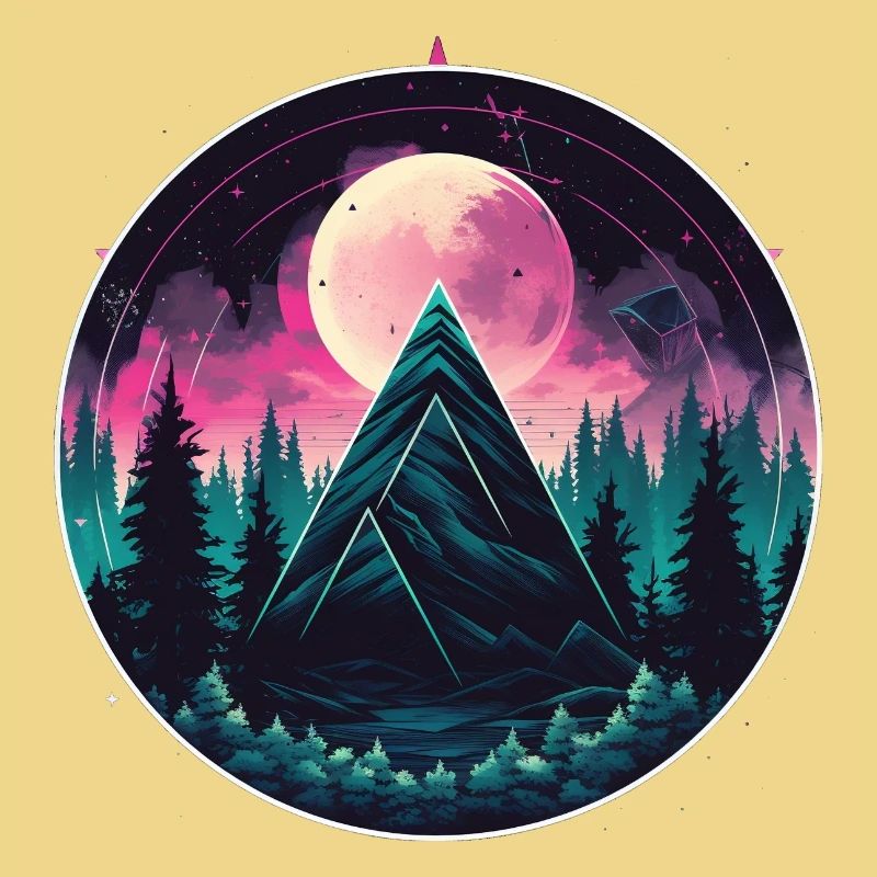 Synthwave Triangles