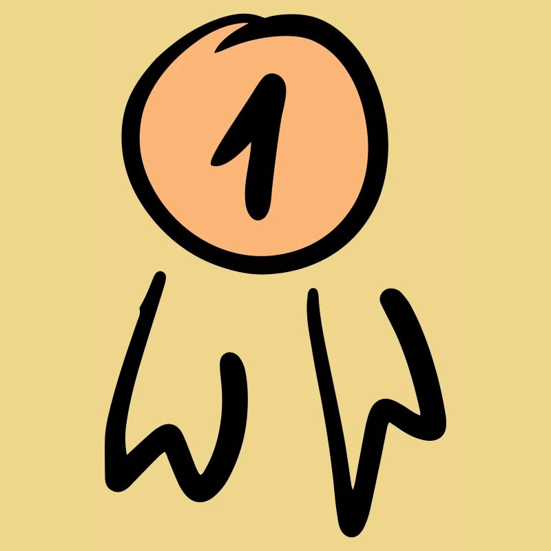 Premier badge / commande. Griffonner.