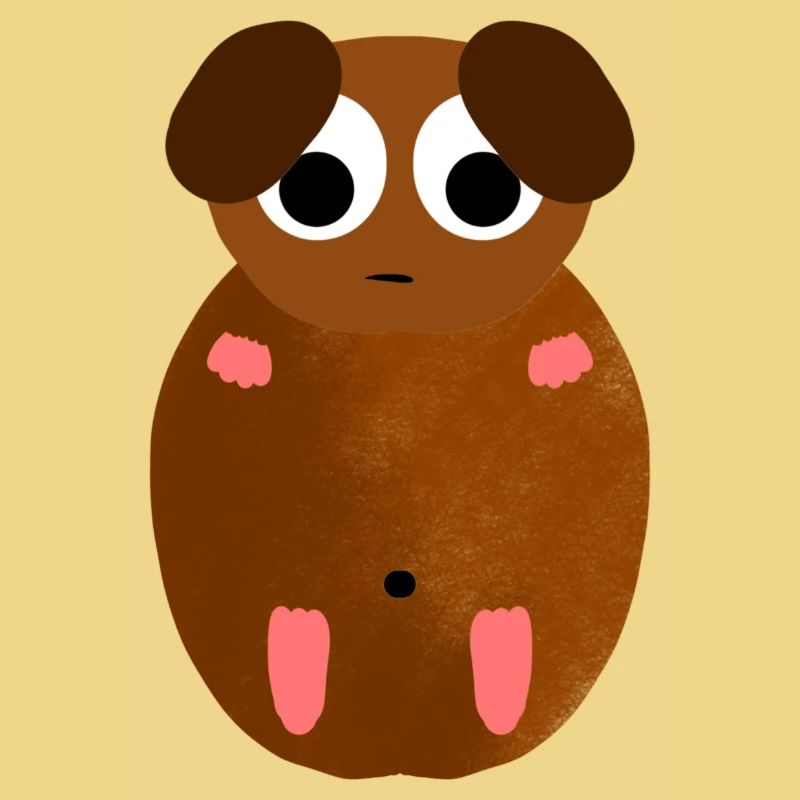 Mignon putter cochon d’Inde