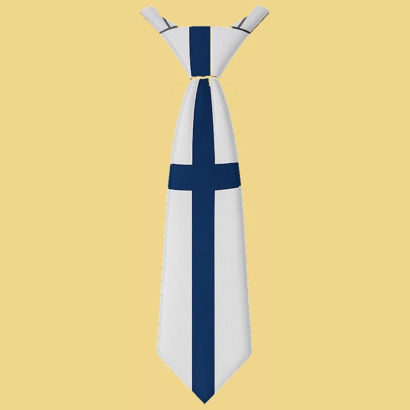 Cravate Finlande – Conception du drapeau