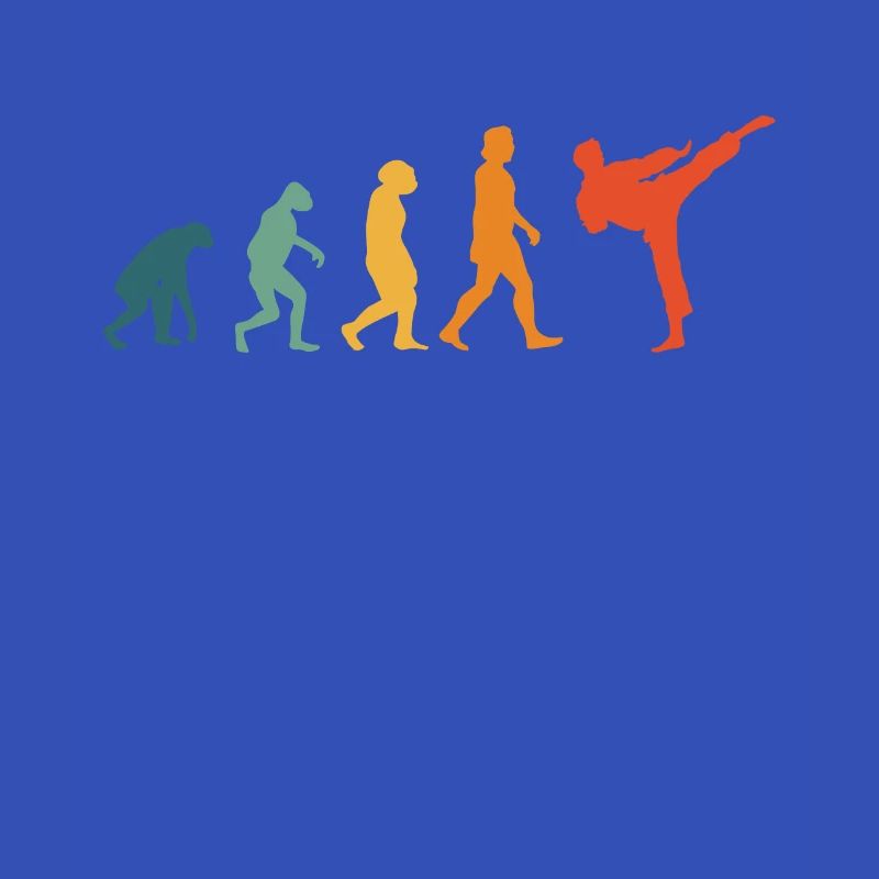 Karate Evolution Retro Kampfkunst Kampfsport