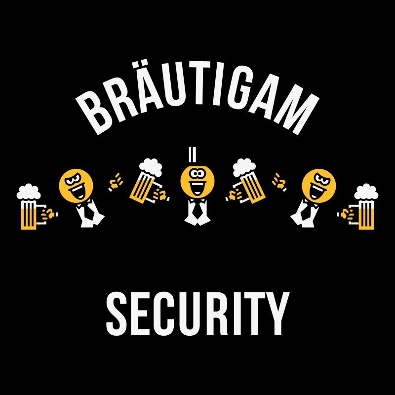 Bräutigam Security (JGA / Karikatur / Tanz / 3C W)
