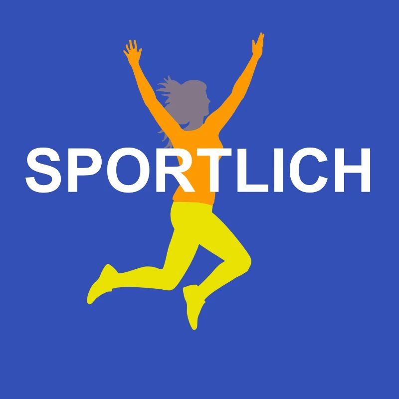 Dynamische Sprinterin Illustration