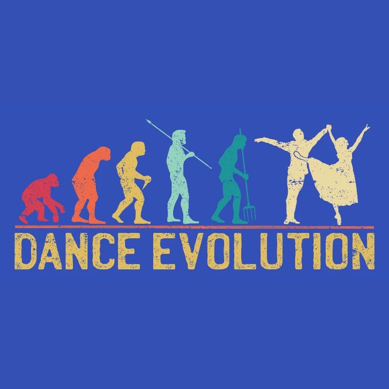 Dance Evolution Silhouette Design