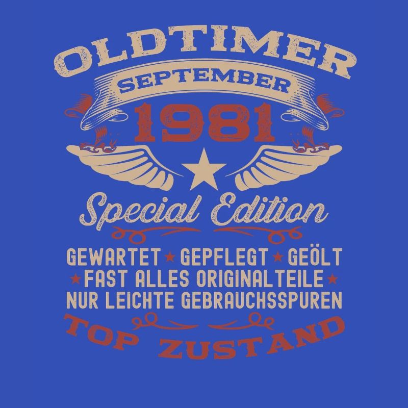 44. Geburtstag Geschenk Oldtimer September 1981