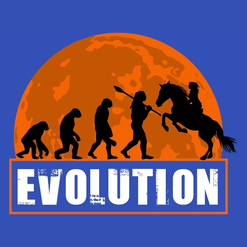 Évolution du jockey de courses de chevaux Cavalier