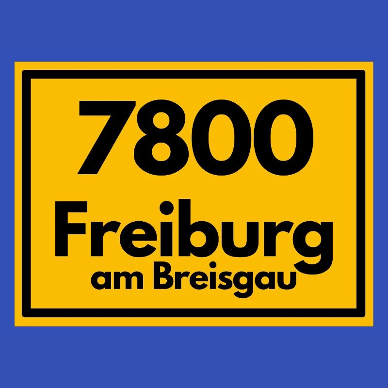 OLD POSTCODE POSTCODE RETRO 7800 FREIBURG BREISGAU