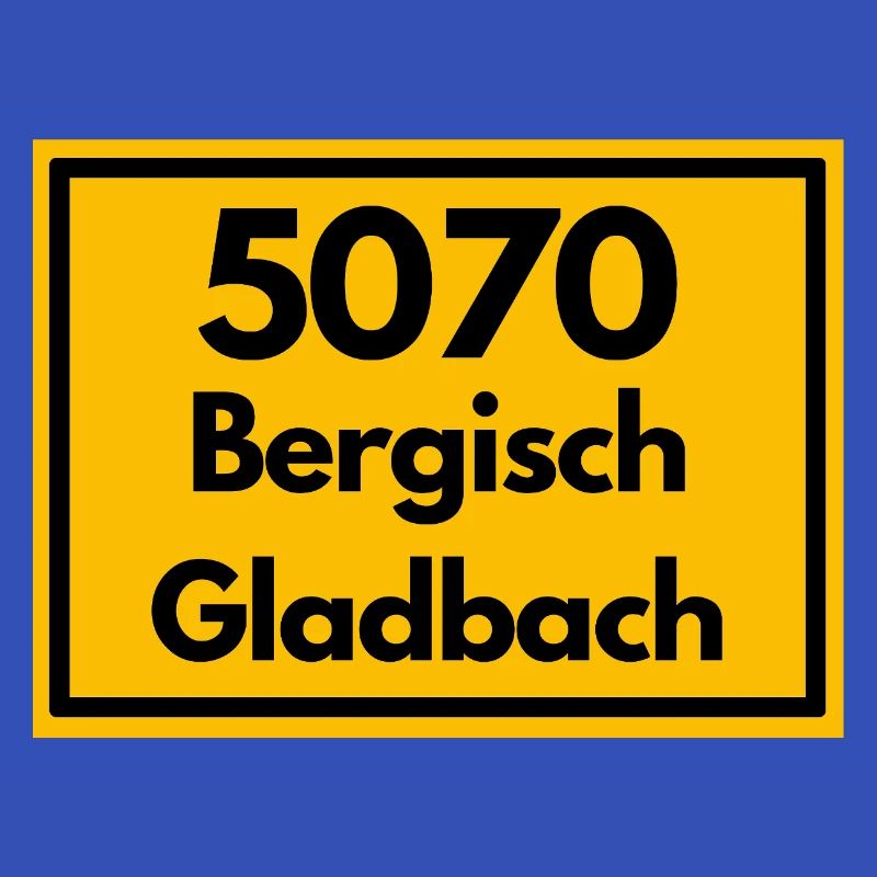 ANCIEN CODE POSTAL RETRO 5070 BERGISCHGLADBACH