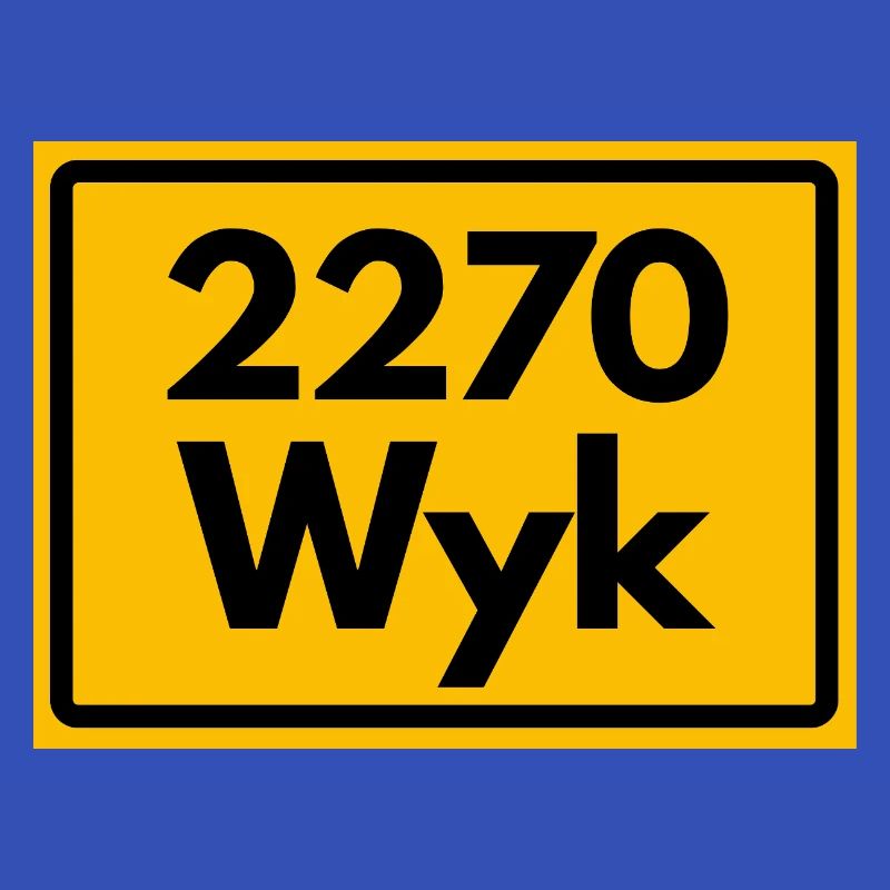OLD POSTCODE POSTCODE RETRO 2270 WYK – FÖHR INSEL