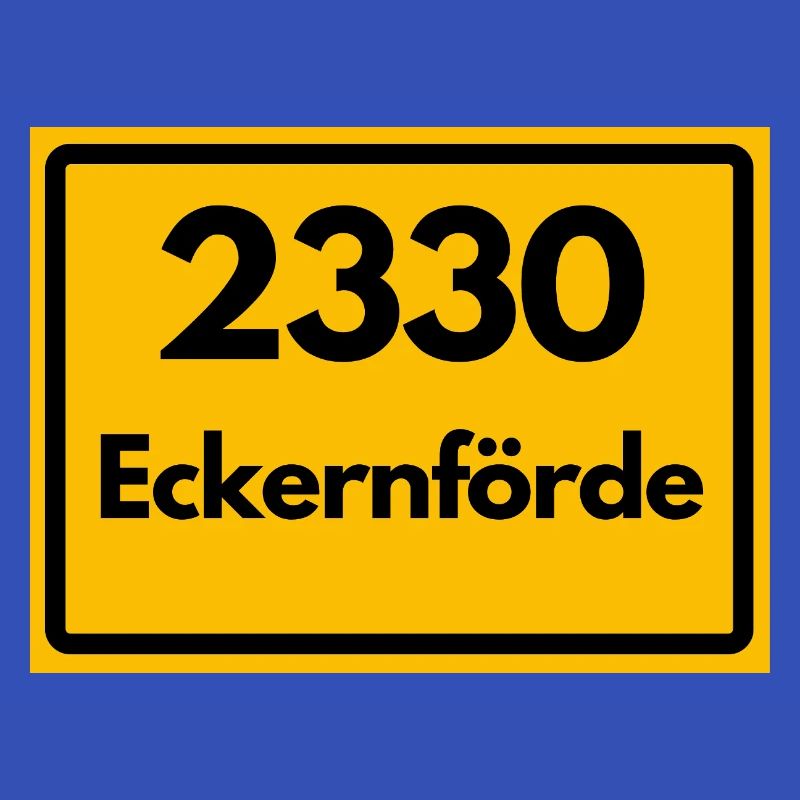 OLD POSTCODE POSTCODE RETRO 2330 ECKERNFÖRDE FJORD