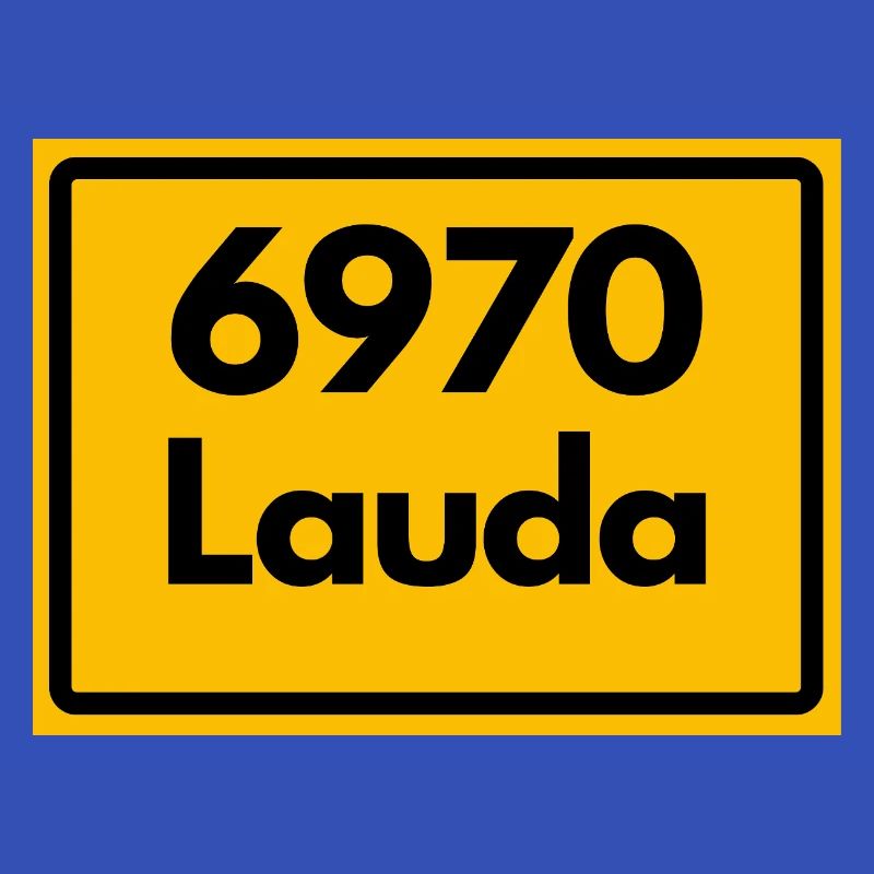ANCIEN CODE POSTAL RETRO 6970 LAUDA HEIMATSTOLZ
