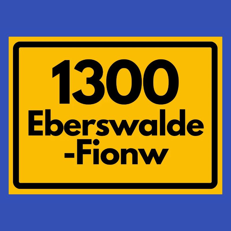 ALTE POSTLEITZAHL PLZ RETRO 1300 EBERSWALDE FINOW 