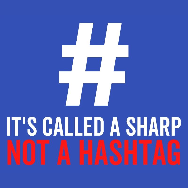 C’est ce qu’on appelle un sharp pas un hashtag