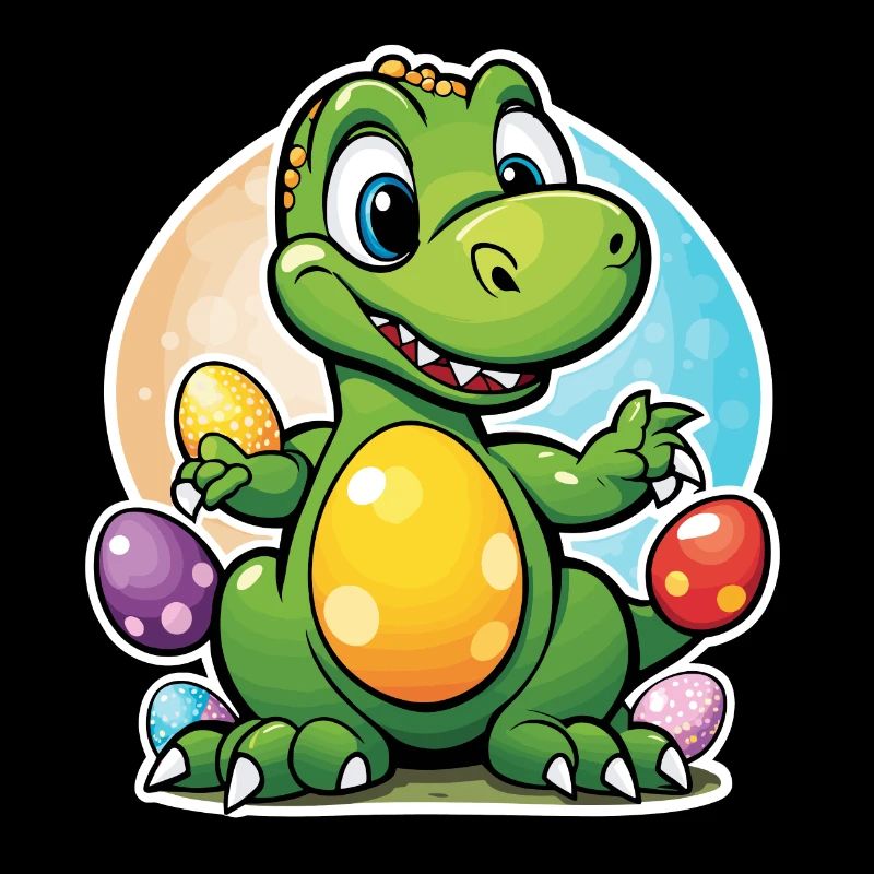 Dinosaur Easter Eggs Easter