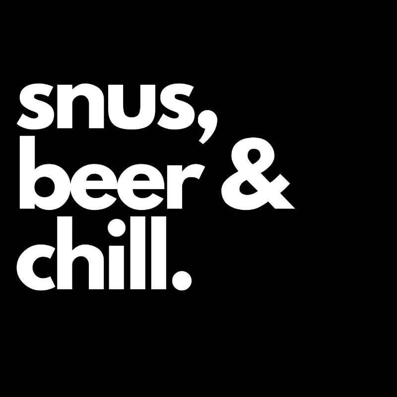 Snus snuser snusing chewing tobacco