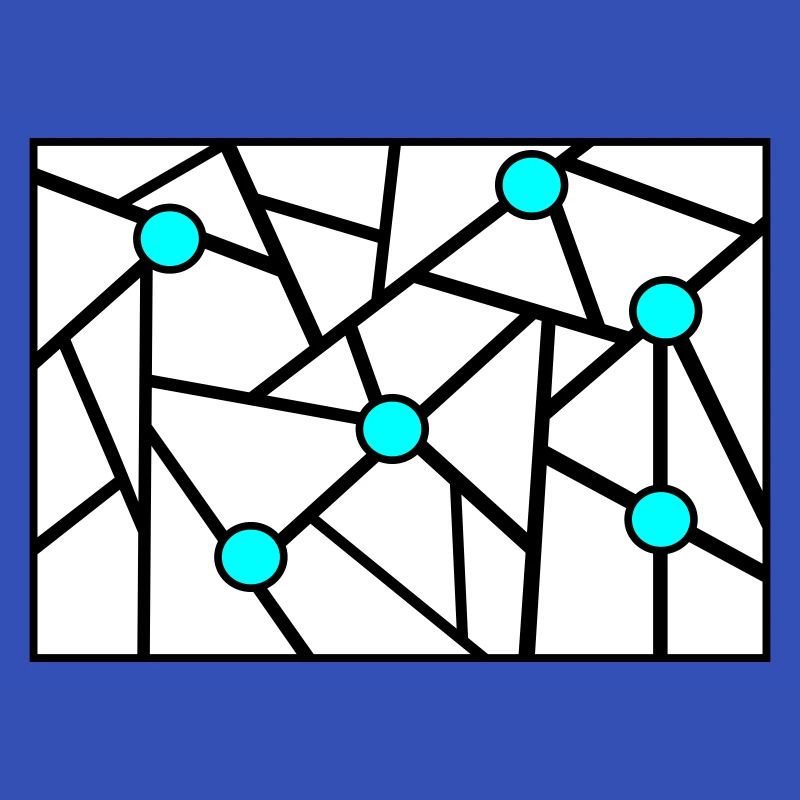 Dessin graphique avec des points