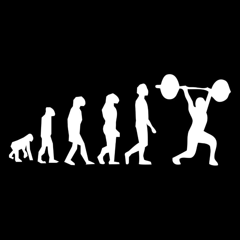 Evolution des Gewichthebens