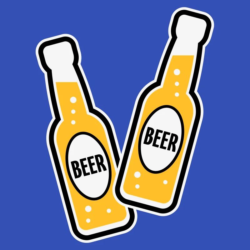 2 Toasting Beer Bottles (Beery / POS 3C)