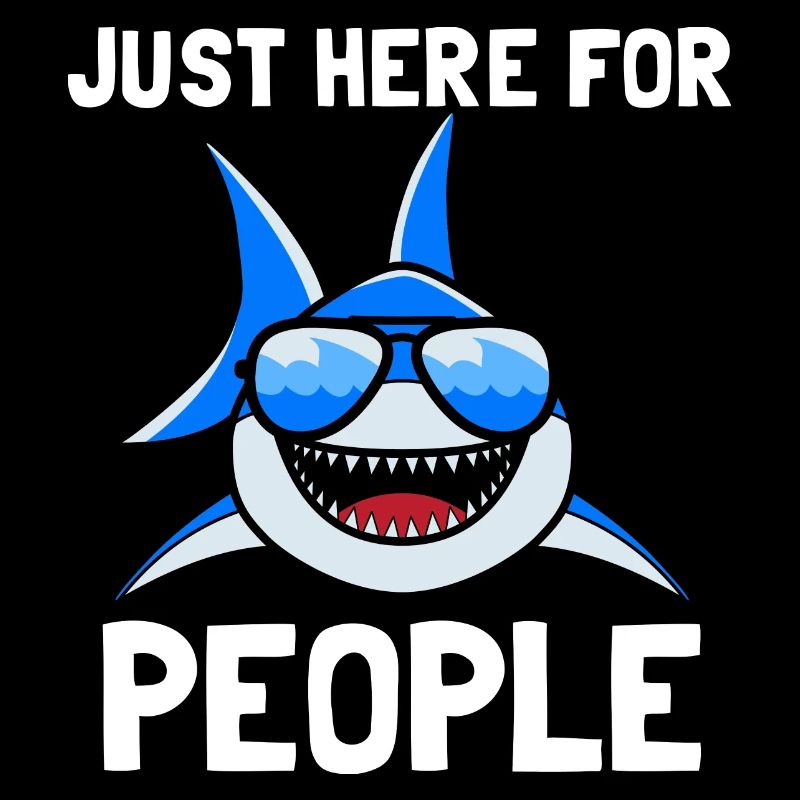 funny shark design