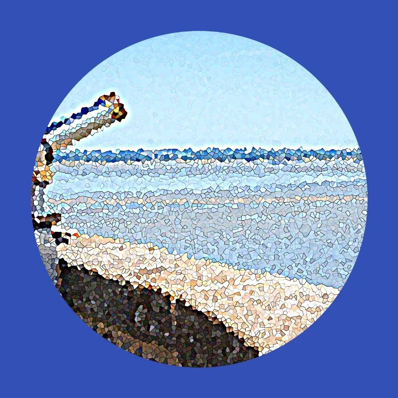 Distant ocean view