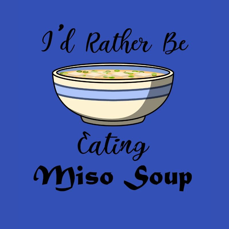 Miso-Suppe, Nudeln, Ramenfutter essen