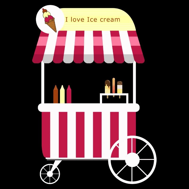 Eiswagen, Eismann, Eisdiele, Eiskrem, Eis,