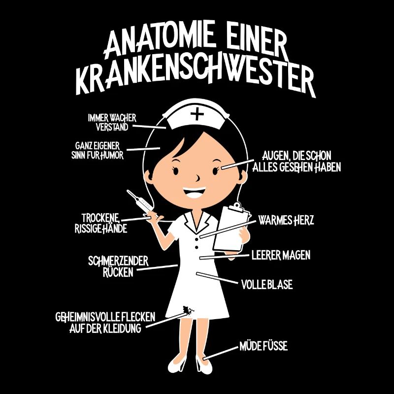 Krankenpflegerin Krankenschwester-Anatom Geschenk