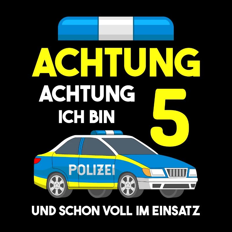 Polizist Einsatzleiter 5. Geburtstag Polizei