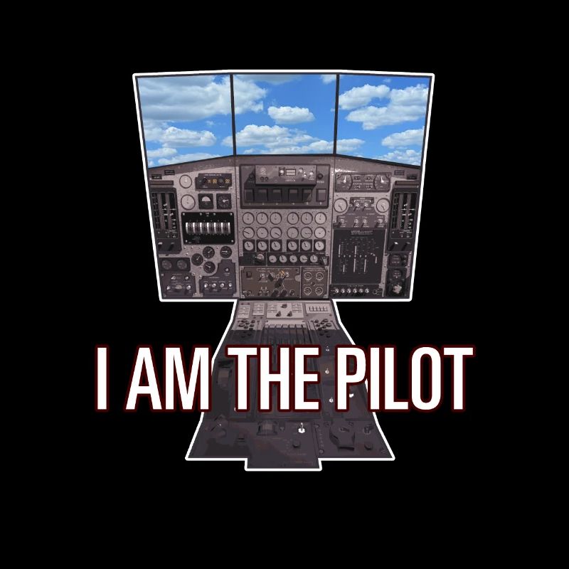I AM THE PILOT, 3D Game, Cockpit Himmel - Geschenk