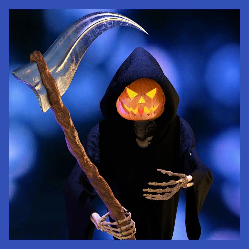 Der Sensenmann zu Halloween