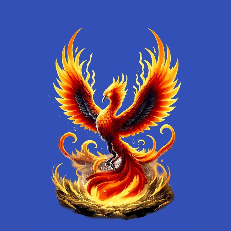 Fire Phoenix Flame Vortex