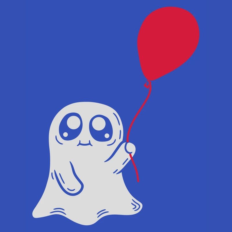 Luftballon Geist Comic Design