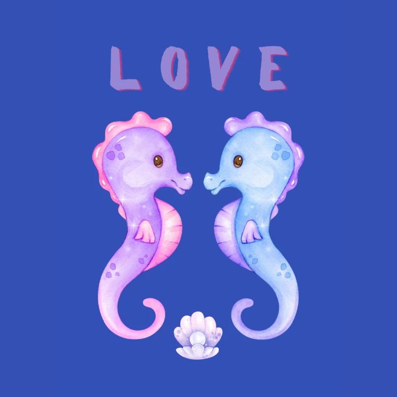 L O V E Seepferdchen