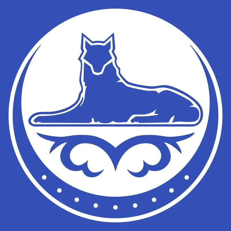 Tschetschenischer Wolf in einer Farbe