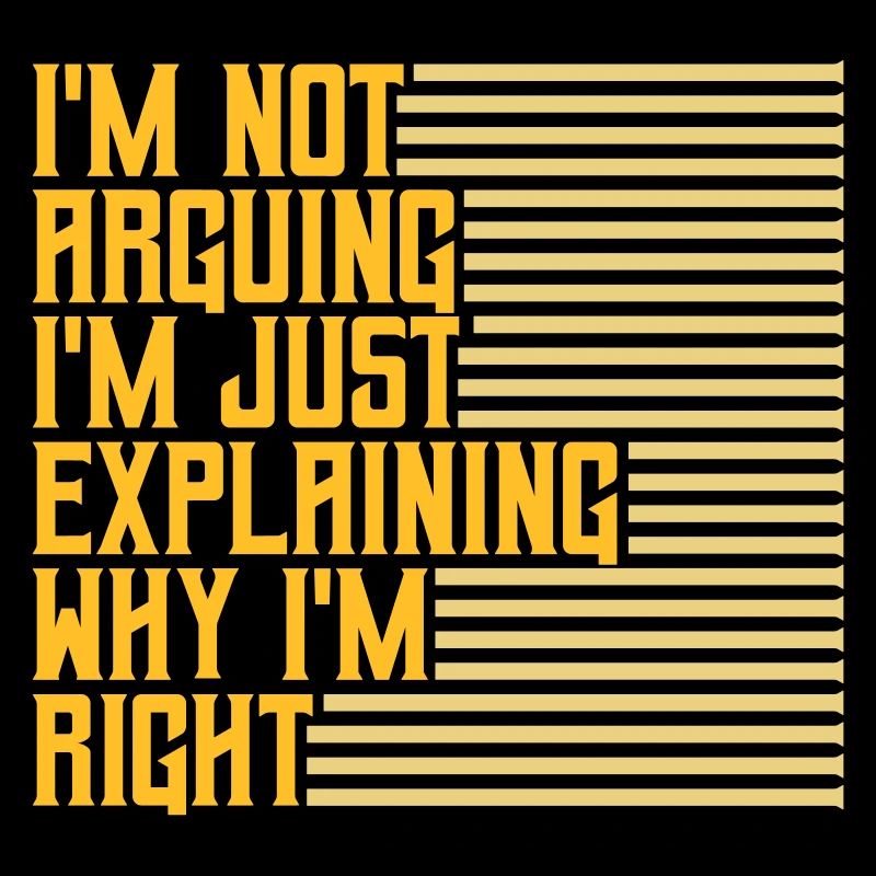I m not arguing