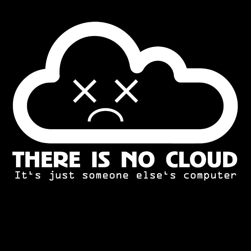 Cloud joke computer nerd computer science geek