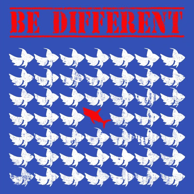 Soyez différent / Sei anders TShirt
