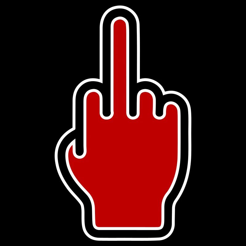 Mittelfinger Symbol