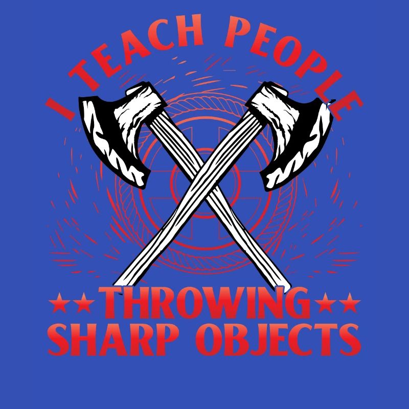 I teach people throwing Sharp Objects Axe Throwing